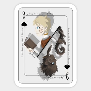 Jack of spades - Bodkin Sticker